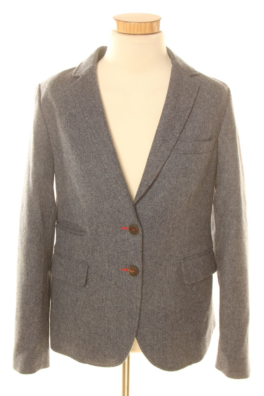 Blazer Noir Femme H&M Taille 42 - En Polyester/viscose, Doublure Polyester - Occasion Très Bon état