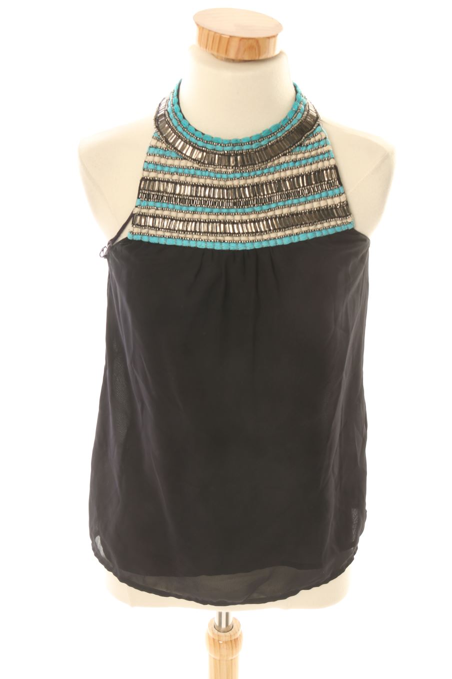 Haut à Volants Zara Taille XS Bleu Marine - Très Bon état - Style Marin
